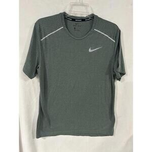 Men’s Nike Dri-fit Short Sleeve Green Shirt Size M